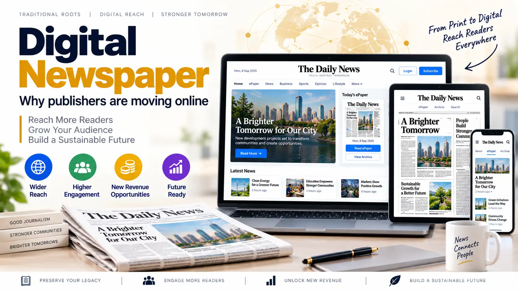 Digital Newspaper vs Traditional Newspaper: Why Publishers Are Going Digital
